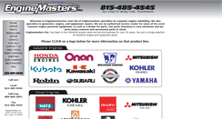 Desktop Screenshot of enginemastersinc.com